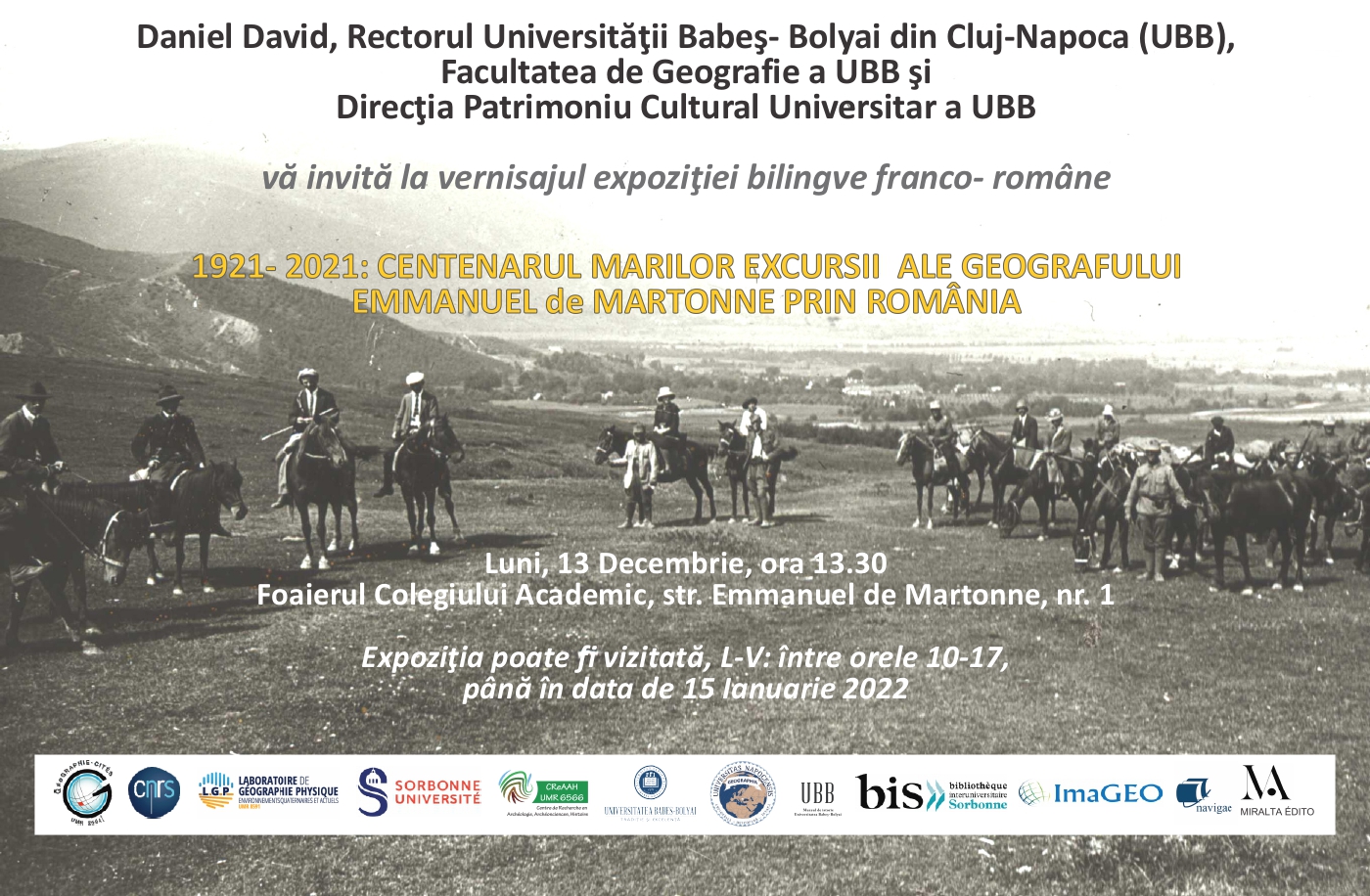 Vernisaj expoziție franco-română la Colegiul Academic