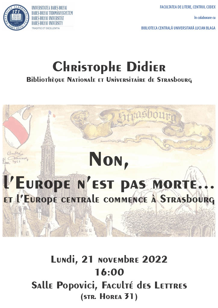 Non, l’Europe n’est pas morte… et l’Europe Centrale commence à Strasbourg