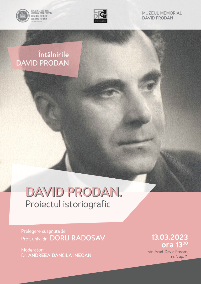 David Prodan. Proiectul istoriografic