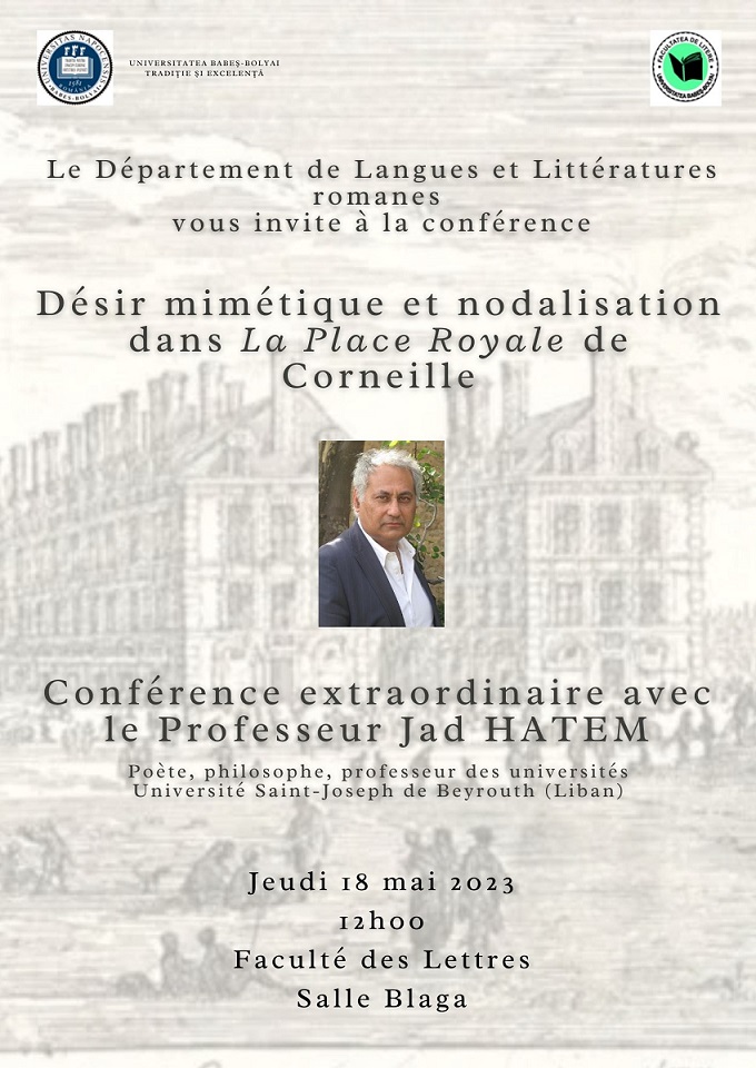 Conferință la Departamentul de Limbi și Literaturi Romanice