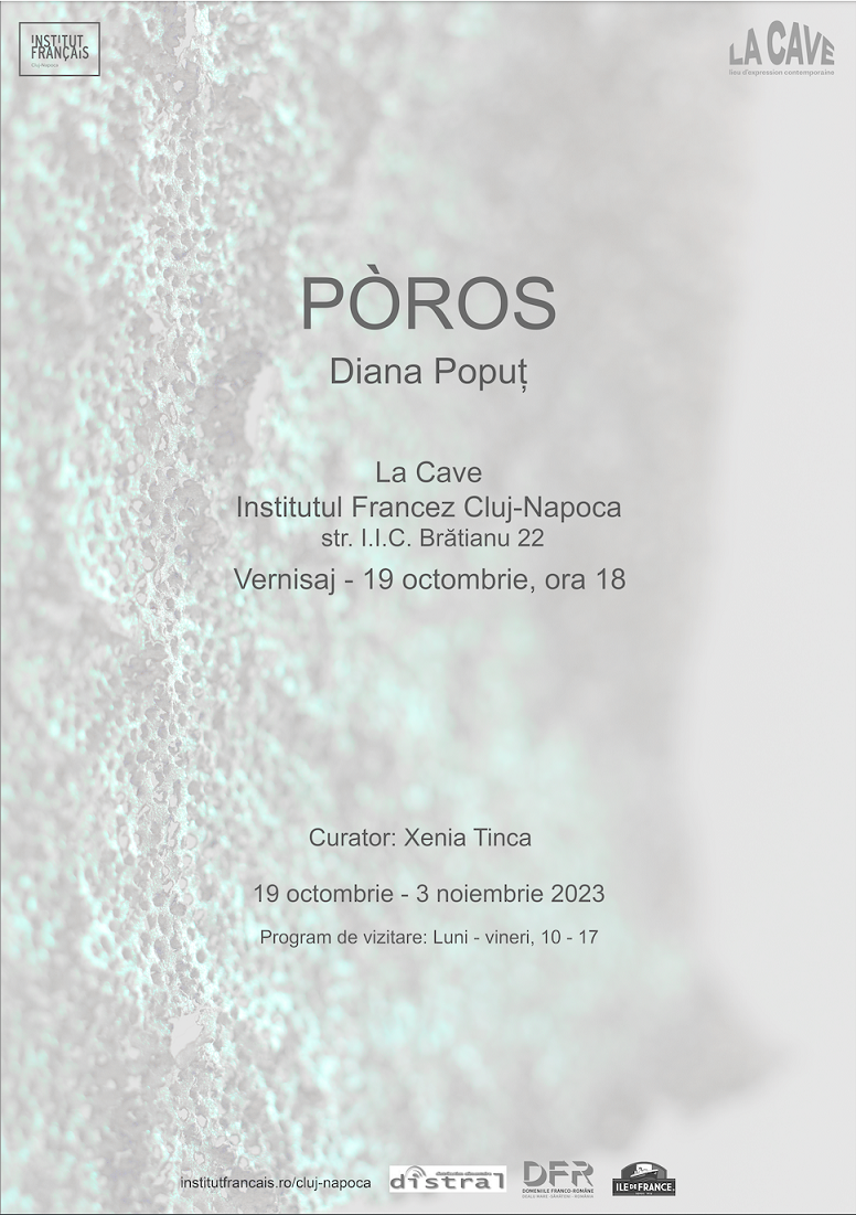 Expoziția de sculptură „Pòros” la Institutul Francez Cluj-Napoca