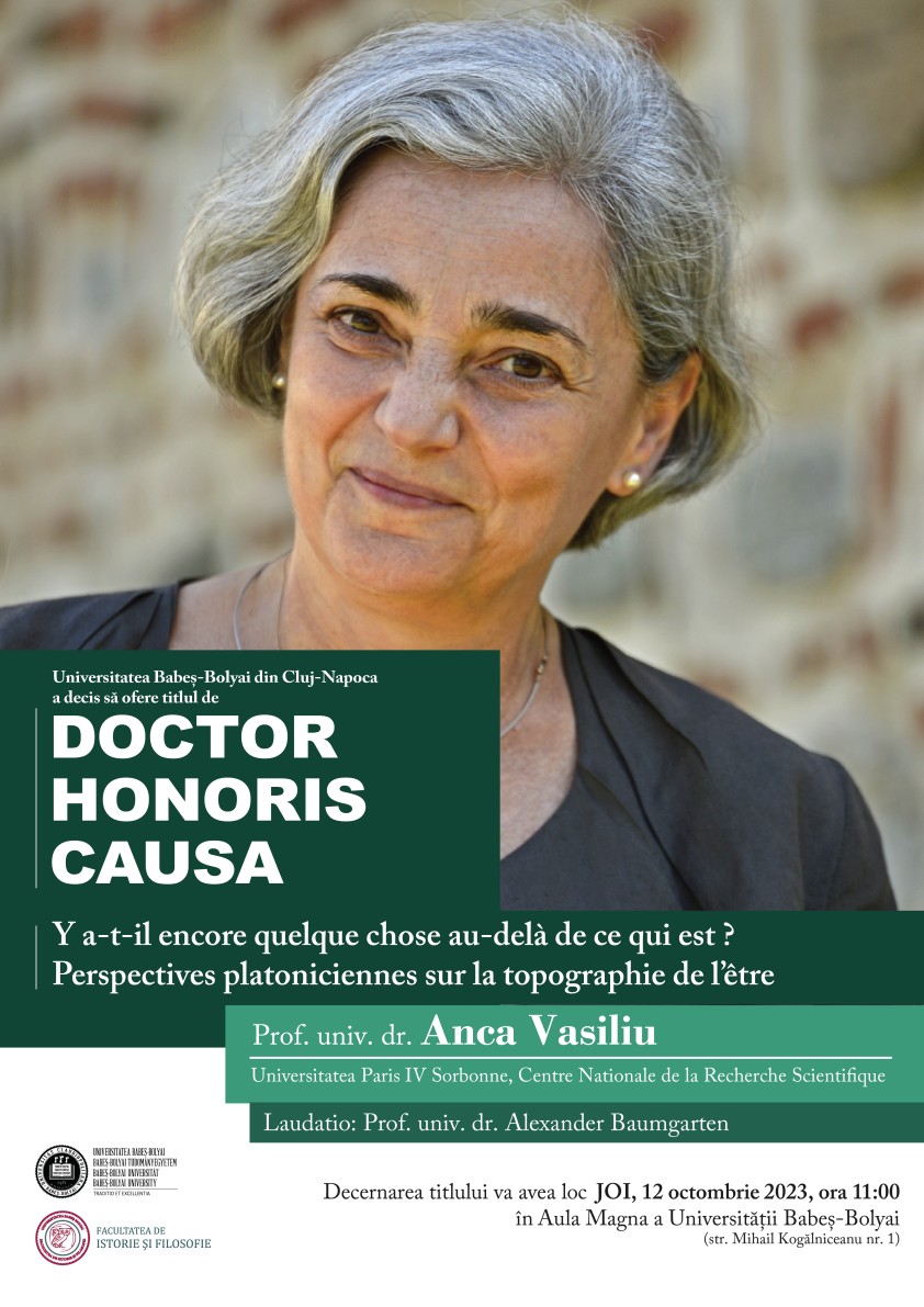 Doctor Honoris Causa: Anca Vasiliu