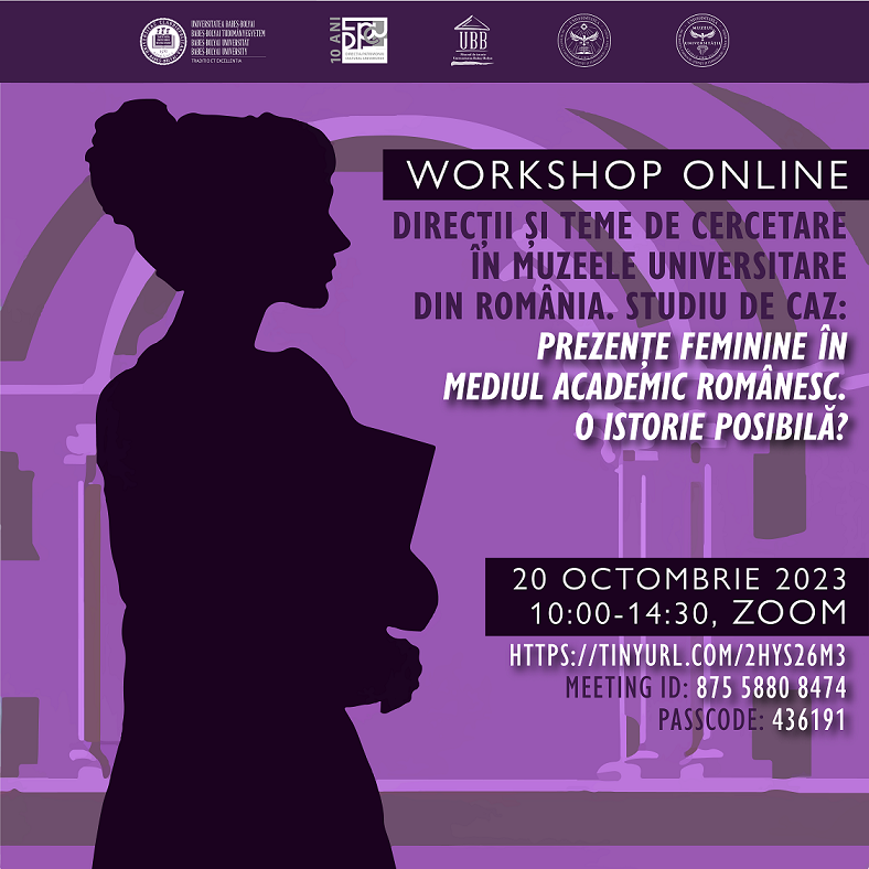 Workshop online la Muzeul de Istorie a Universității Babeș-Bolyai