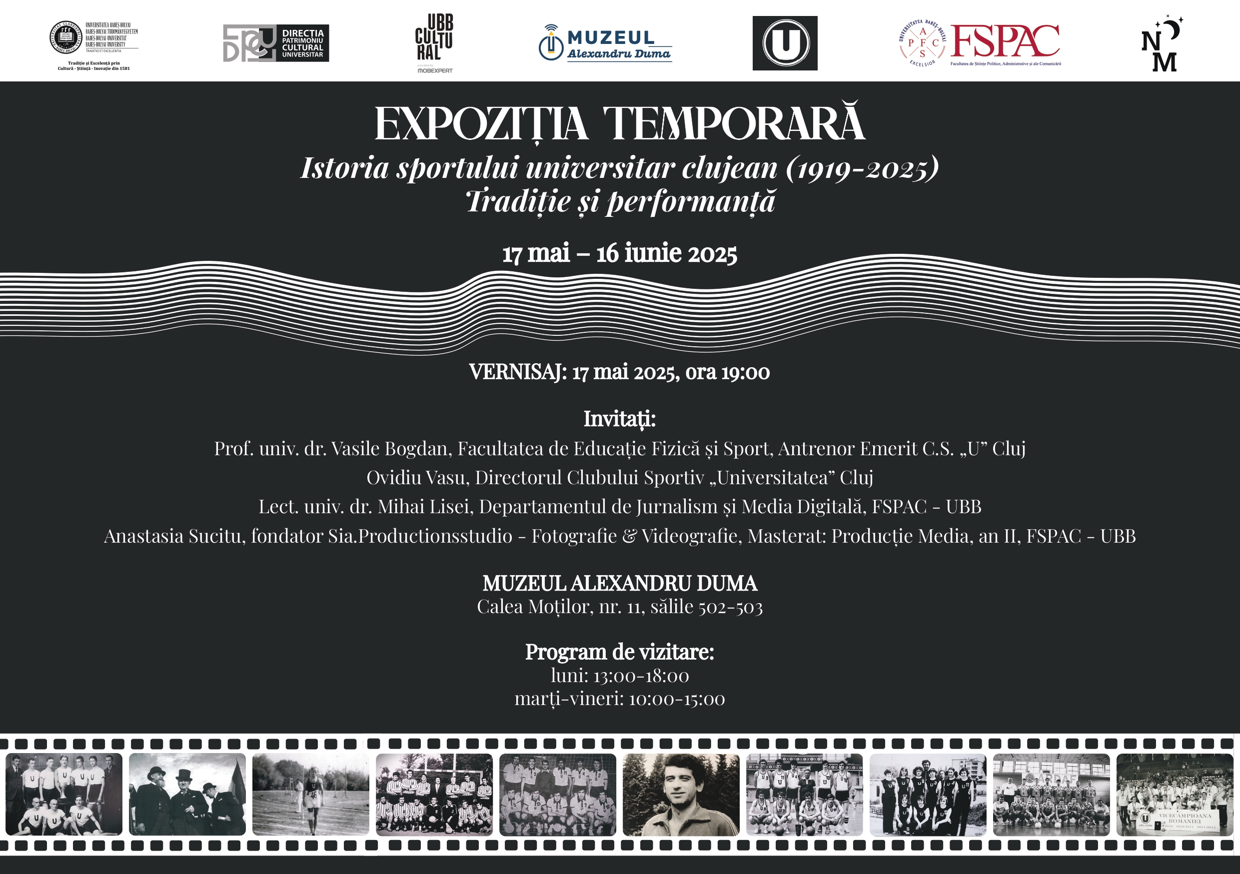 Expoziție temporară „Istoria sportului universitar clujean (1919-2025). Tradiție și performanță”