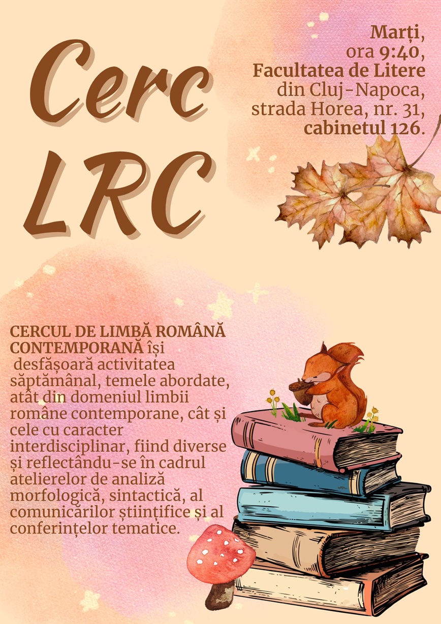 CERCUL DE LIMBĂ ROMÂNĂ CONTEMPORANĂ