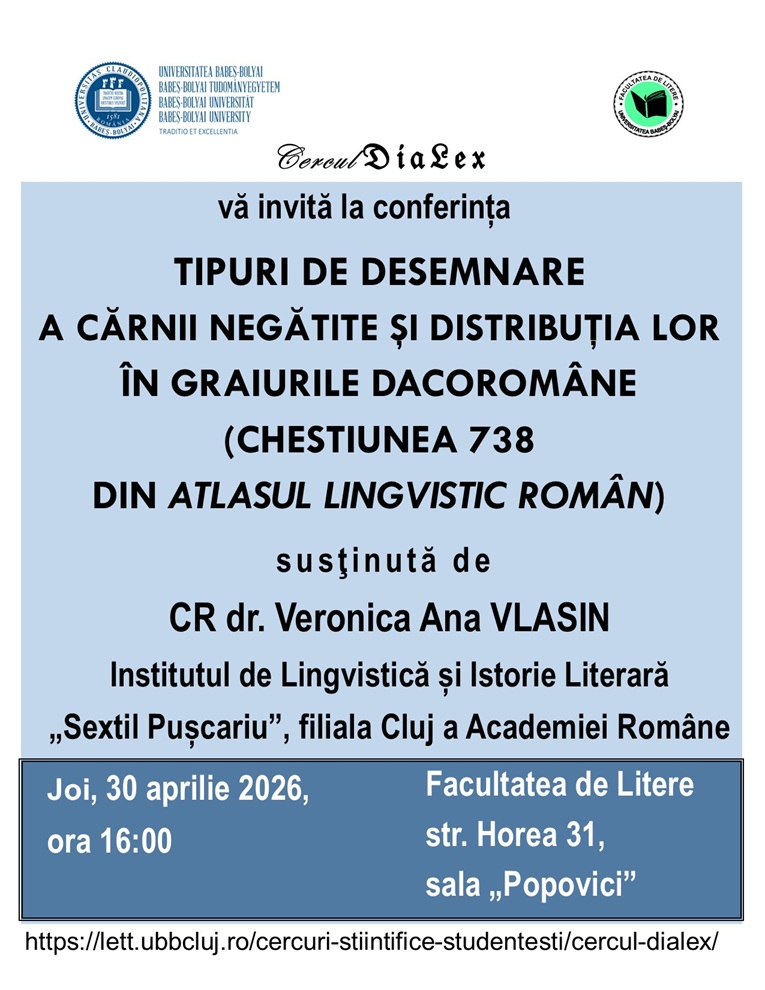 Conferință la Cercul DiaLex