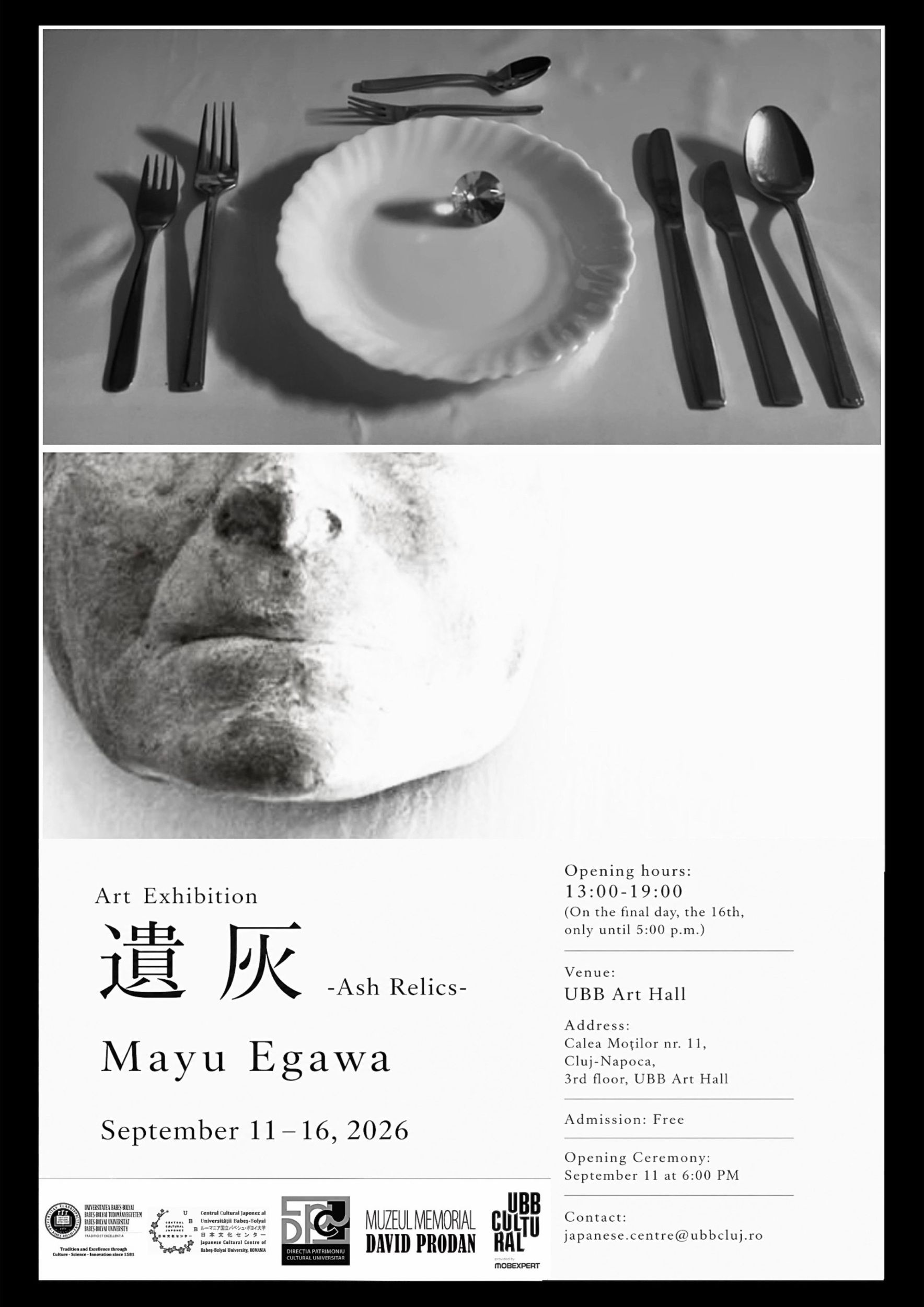 Mayu Egawa: „Ash Relics”. Expoziție de artă contemporană
